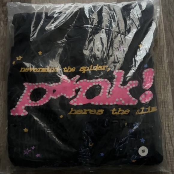 Spider Worldwide × Young Thug Sp5der Black Punk Hoodie - Picture 3 of 4